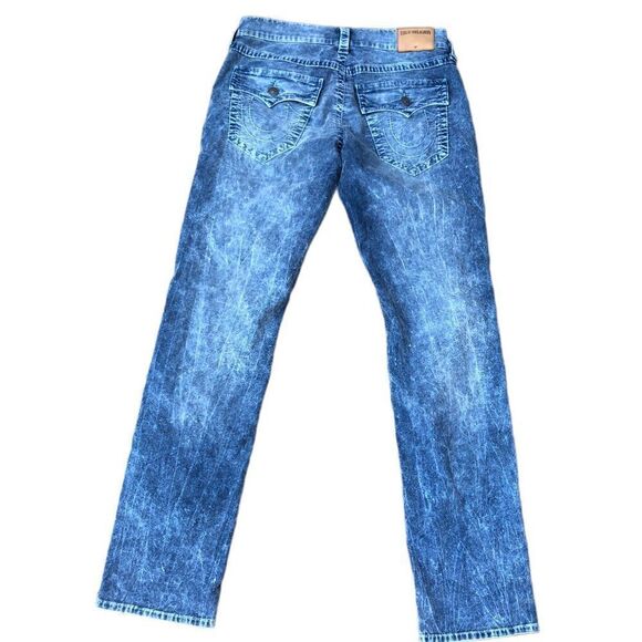 True Religion Jeans Size 32 GENO FLAP T Blue - Picture 3 of 9